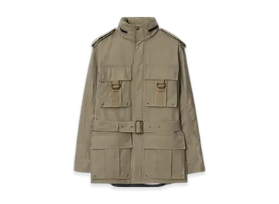 Burberry Bonded Wool Field Jacket "Rock/Bliss"