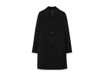 Burberry Mid-length Wool Car Coat "Black/Snug"