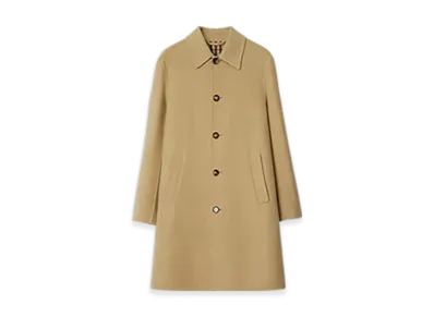 Burberry Mid-length Wool Car Coat "Flax/Sand"