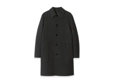 Burberry Mid-length Wool Car Coat "Charcoal"