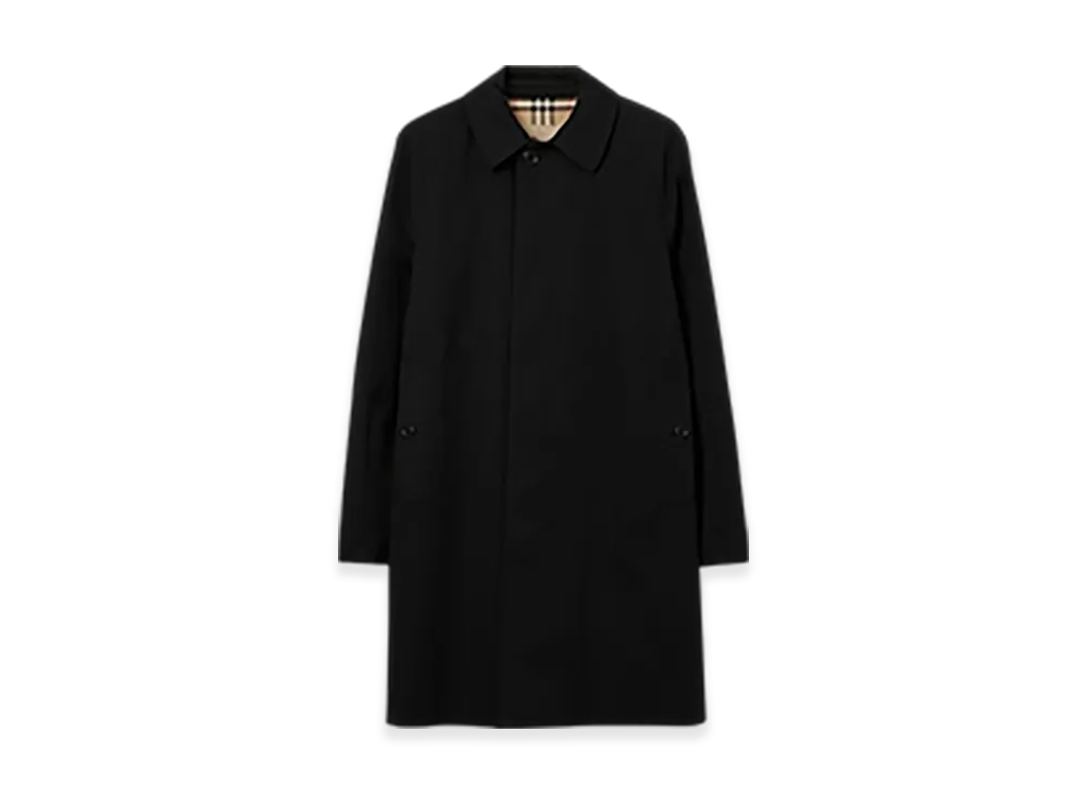 Burberry Mid-length Camden Heritage Car Coat "Black"