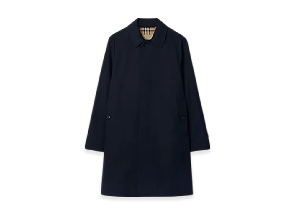Burberry Mid-length Camden Heritage Car Coat "Coal Blue"