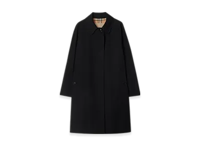 Burberry Mid-length Camden Heritage Car Coat "Black"