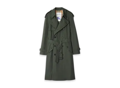 Burberry Mid-length Gabardine Trench Coat "U"
