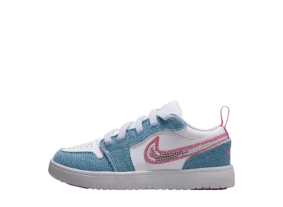 ナイキ PS エアジョーダン1 ロー ALT SE "デニムシークイン" (キッズ)