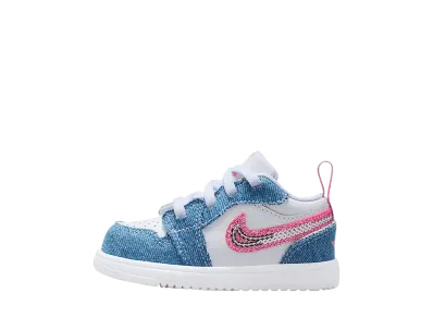 ナイキ TD エアジョーダン1 ロー ALT SE "デニムシークイン" (キッズ)