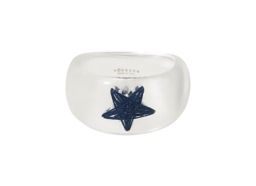 Maison Margiela Clear Bracelet "Navy"