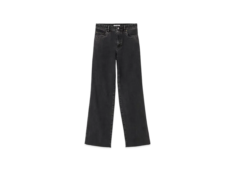 MIU MIU Women's Five Pocket Denim Jeans "Black"