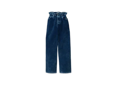 MIU MIU Women's Washed Corduroy Pants "Indigo Blue"