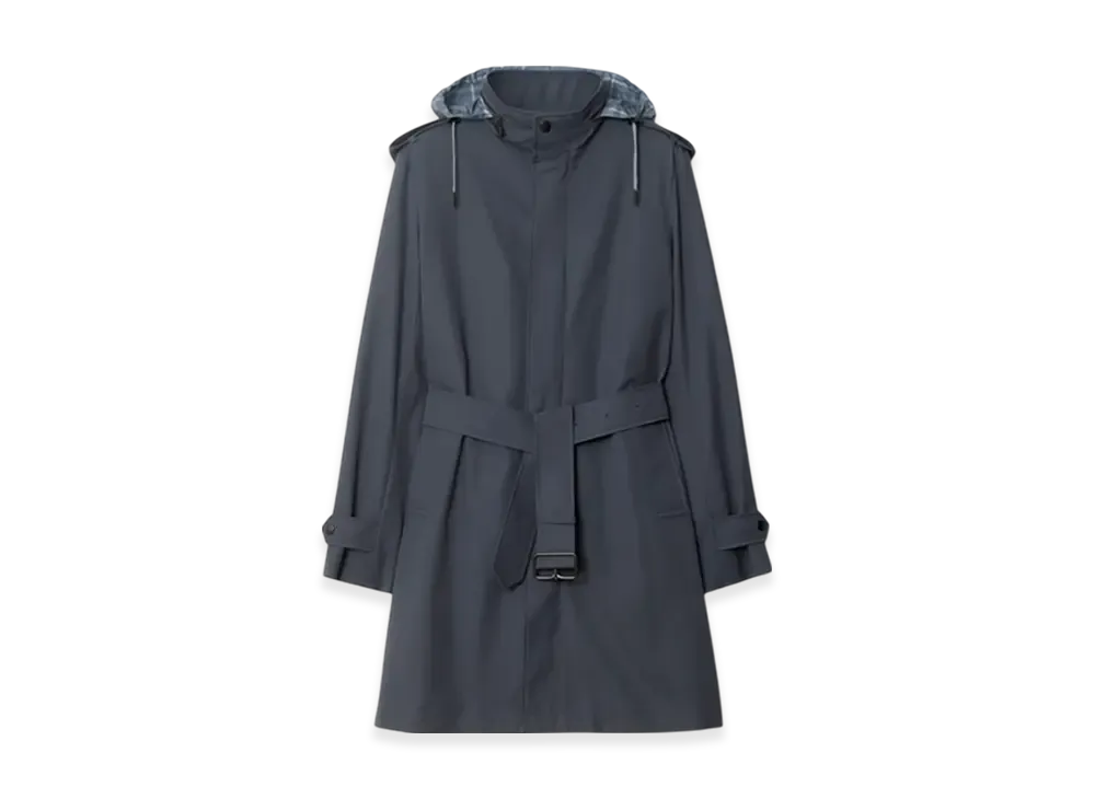 Burberry Mid-length Cotton Trench Coat "Magnet"