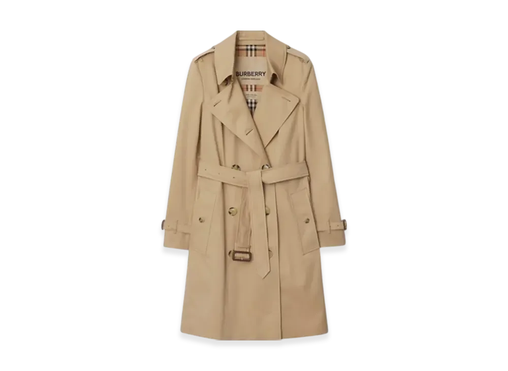 Burberry Mid-length Chelsea Heritage Trench Coat "Honey"