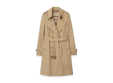 Burberry Mid-length Chelsea Heritage Trench Coat "Honey"