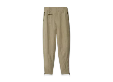 Burberry Linen Tailored Trousers "Khaki/Milk"