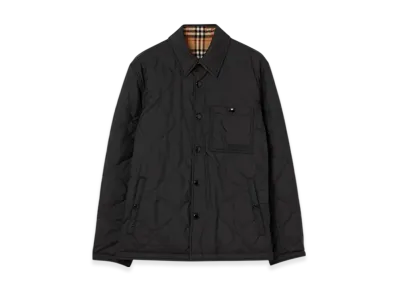 Burberry Reversible Thermoregulated Overshirt "Black"