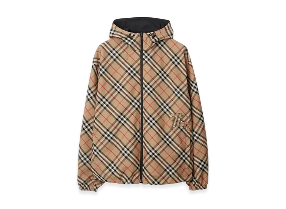 Burberry Reversible Check Jacket "Sand"