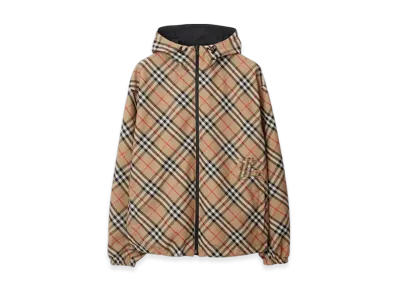 Burberry Reversible Check Jacket "Sand"