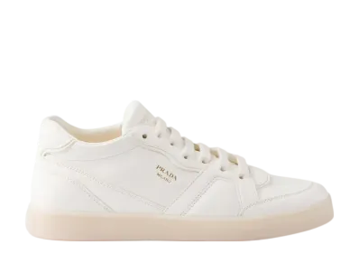 PRADA Women's Nappa Leather Sneakers "Ivory"