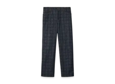Burberry Loose Check Denim Jeans "Indigo"