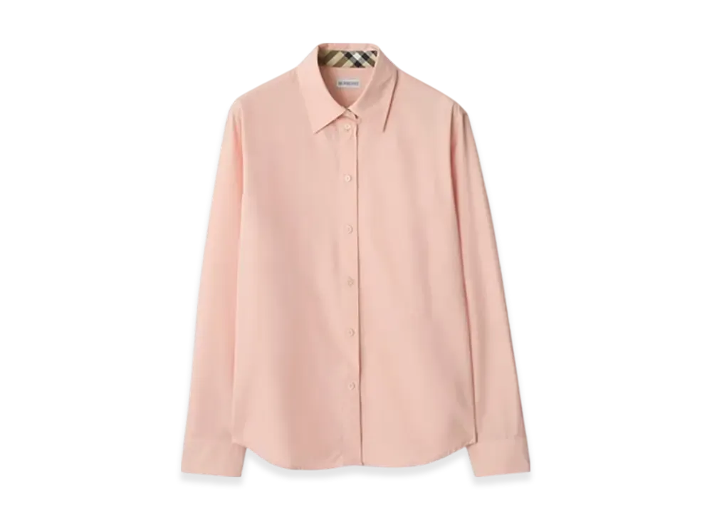 Burberry Regular Fit Cotton Poplin Shirt "Flora"