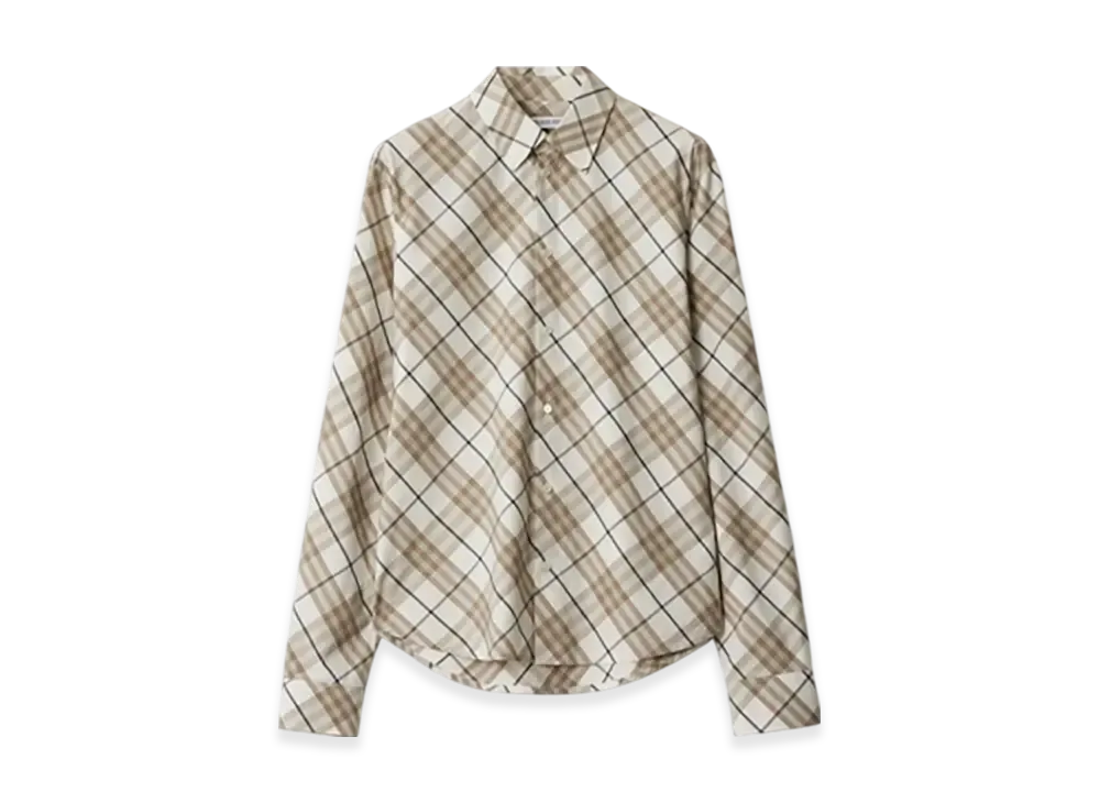 Burberry Regular Fit Check Cotton Shirt "Cotton"
