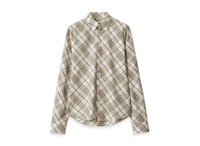Burberry Regular Fit Check Cotton Shirt "Cotton"