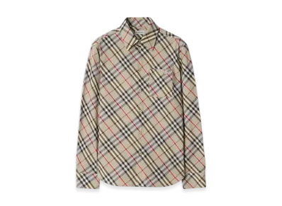 Burberry Regular Fit Check Cotton Shirt "Chipping"