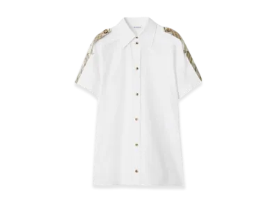 Burberry Regular Fit Cotton Shirt "Optic White"