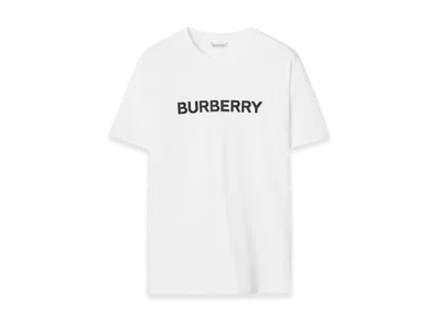 Burberry Logo Cotton T-shirt "White"