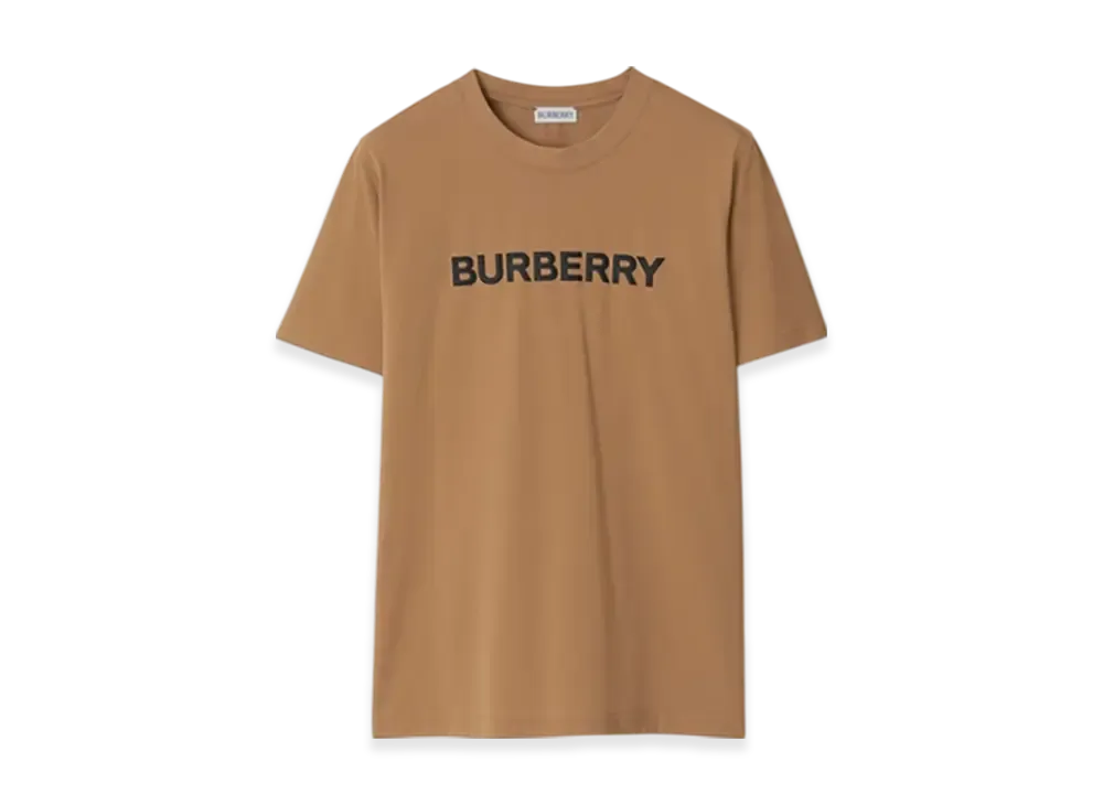 Burberry Logo Cotton T-shirt "Camel"