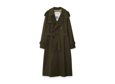 Burberry Long Castleford Trench Coat "Juniper"