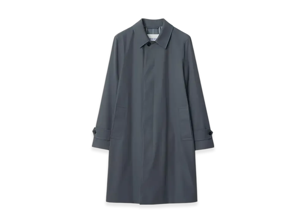 Burberry Long Gabardine Car Coat "Magnet"