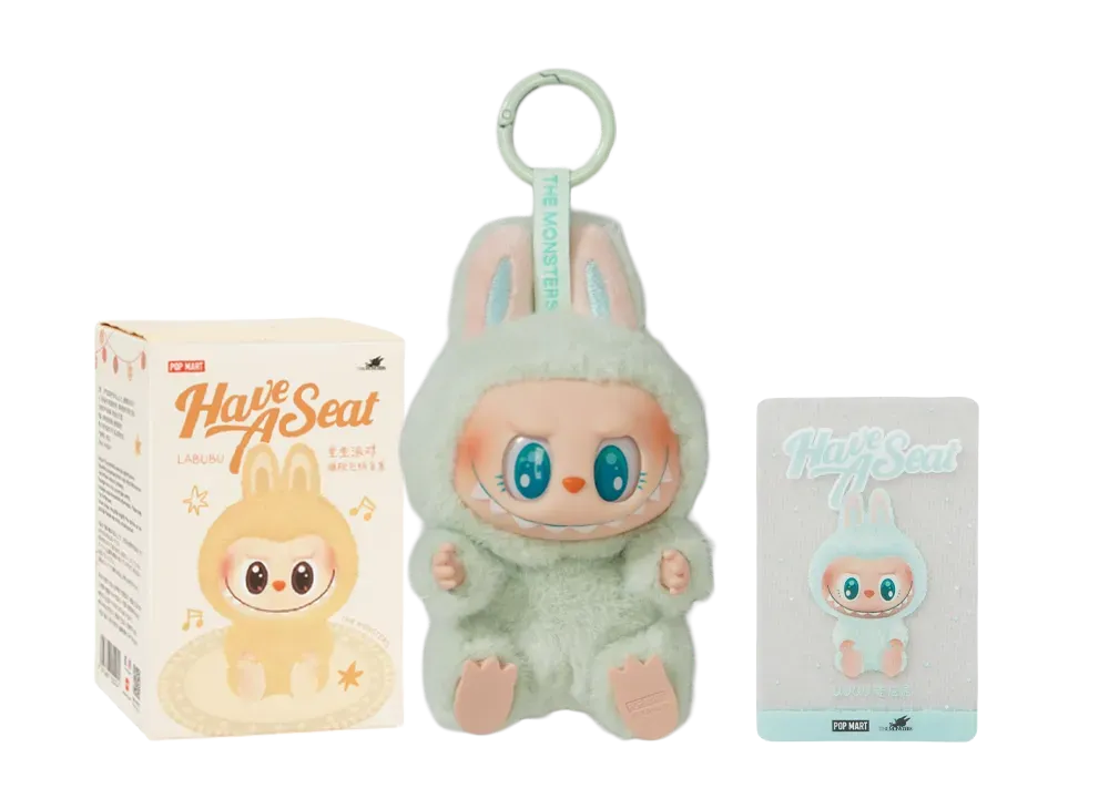 ポップマート ザ モンスターズ (ラブブ) ハブアシート ぬいぐるみ シリーズ クク [単品]