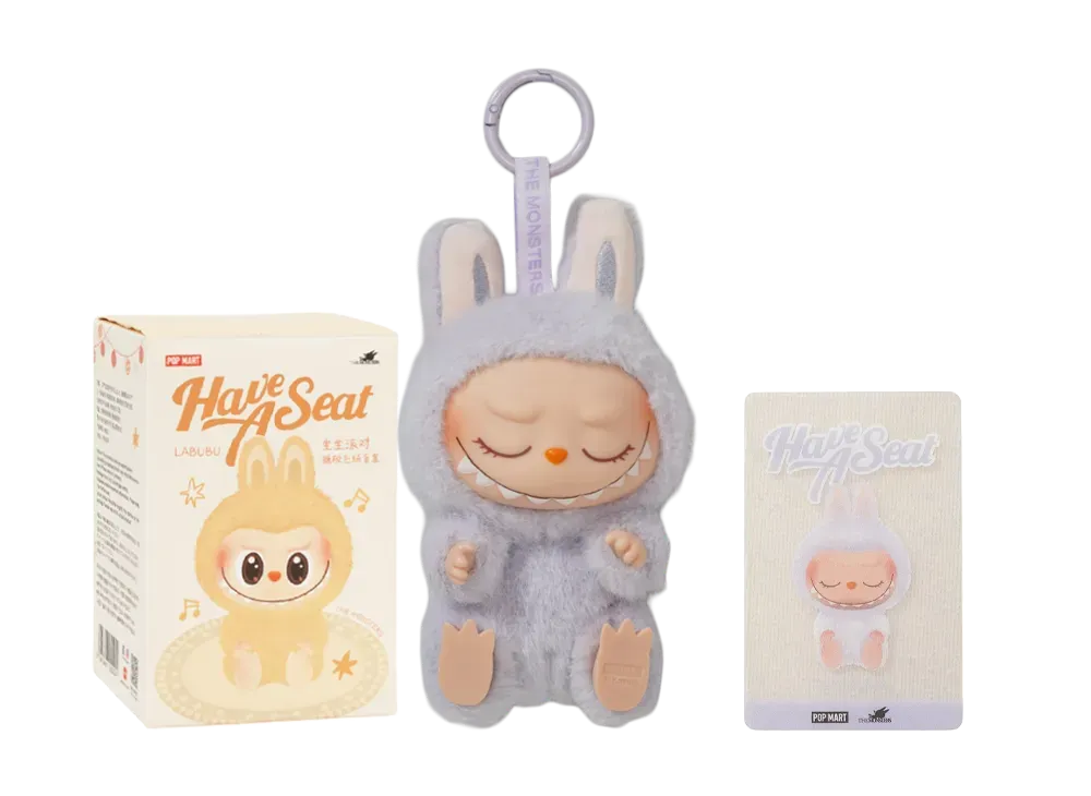 POP MART THE MONSTERS (LABUBU) Have a Seat Plush Series ZIZI