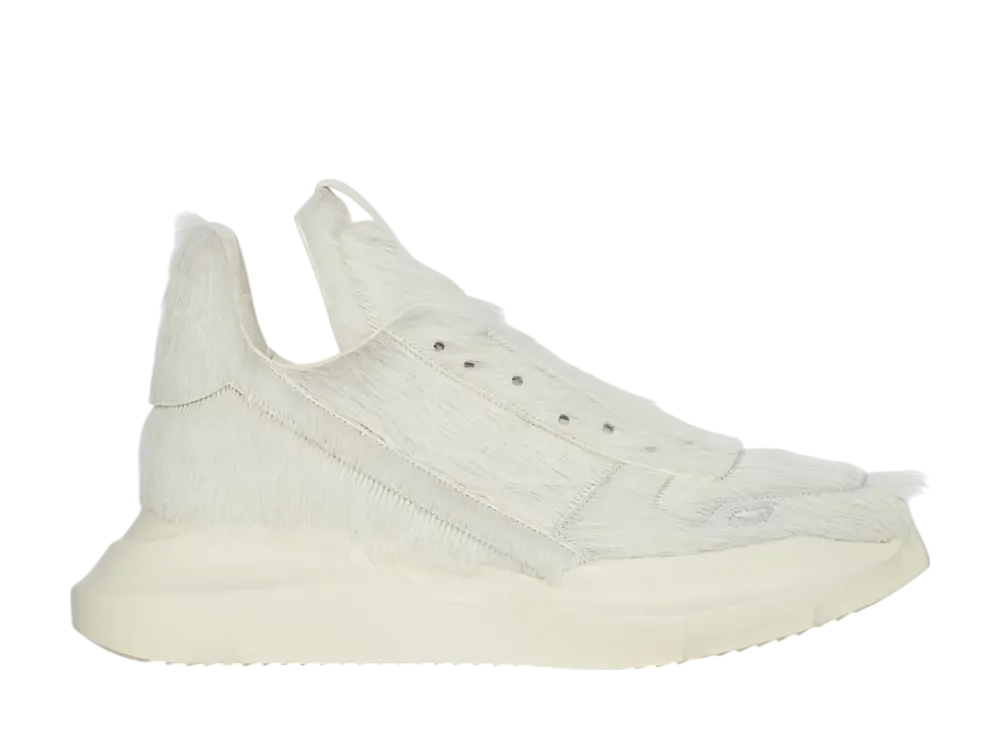 Rick Owens FW25 Concordians Runway Geth Runner "Milk/Milk/Milk"