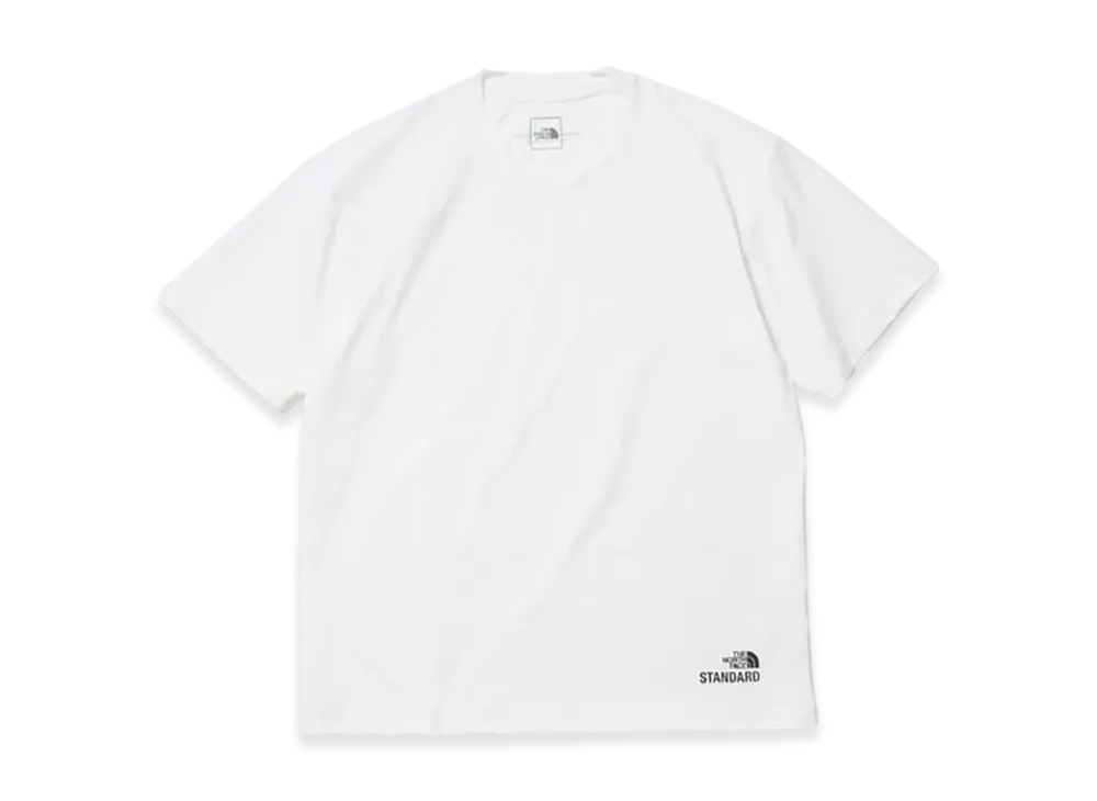 The North Face S/S Standard Hem Logo Tee "White"