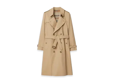 Burberry Long Kensington Heritage Trench Coat "Honey"