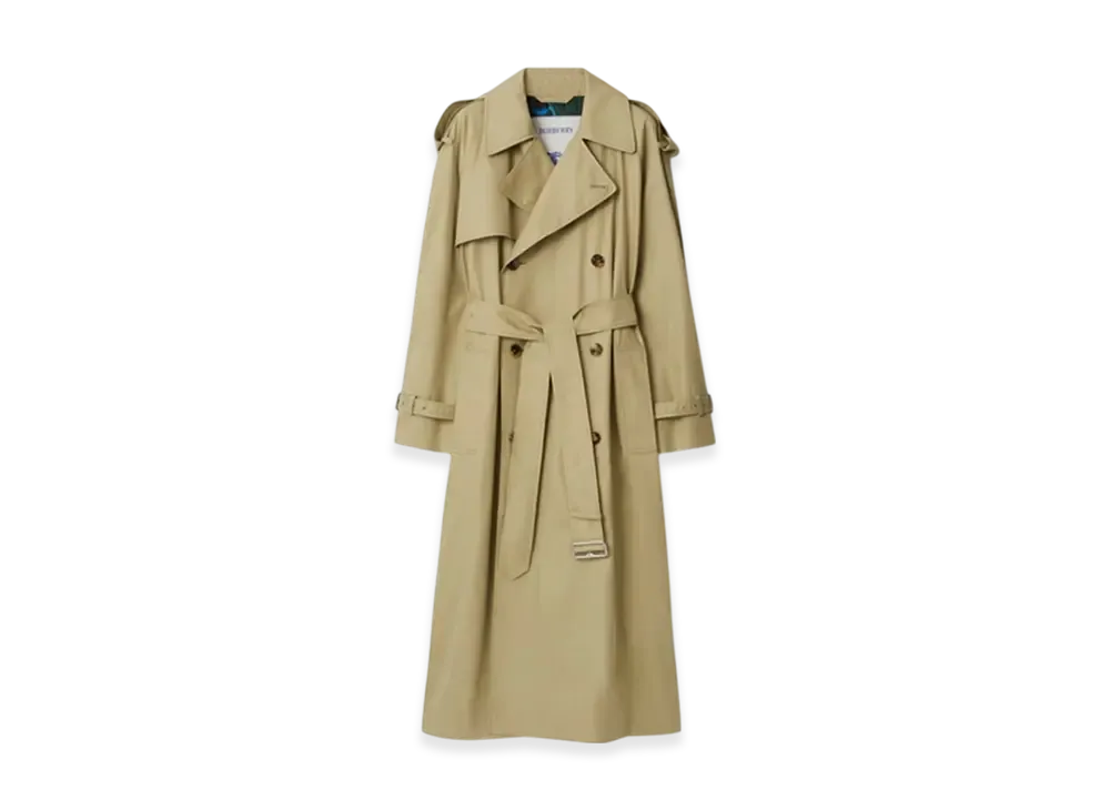 Burberry Long Highgrove Castleford Trench Coat "Hunter"