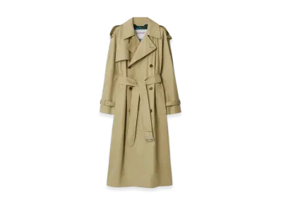 Burberry Long Highgrove Castleford Trench Coat "Hunter"