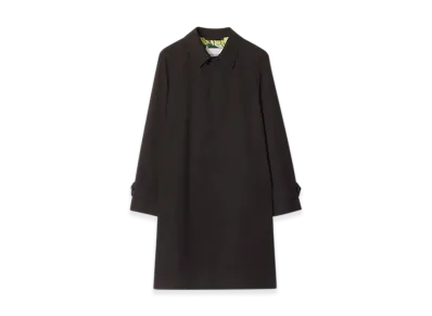Burberry Long Highgrove Gabardine Car Coat "Cog"