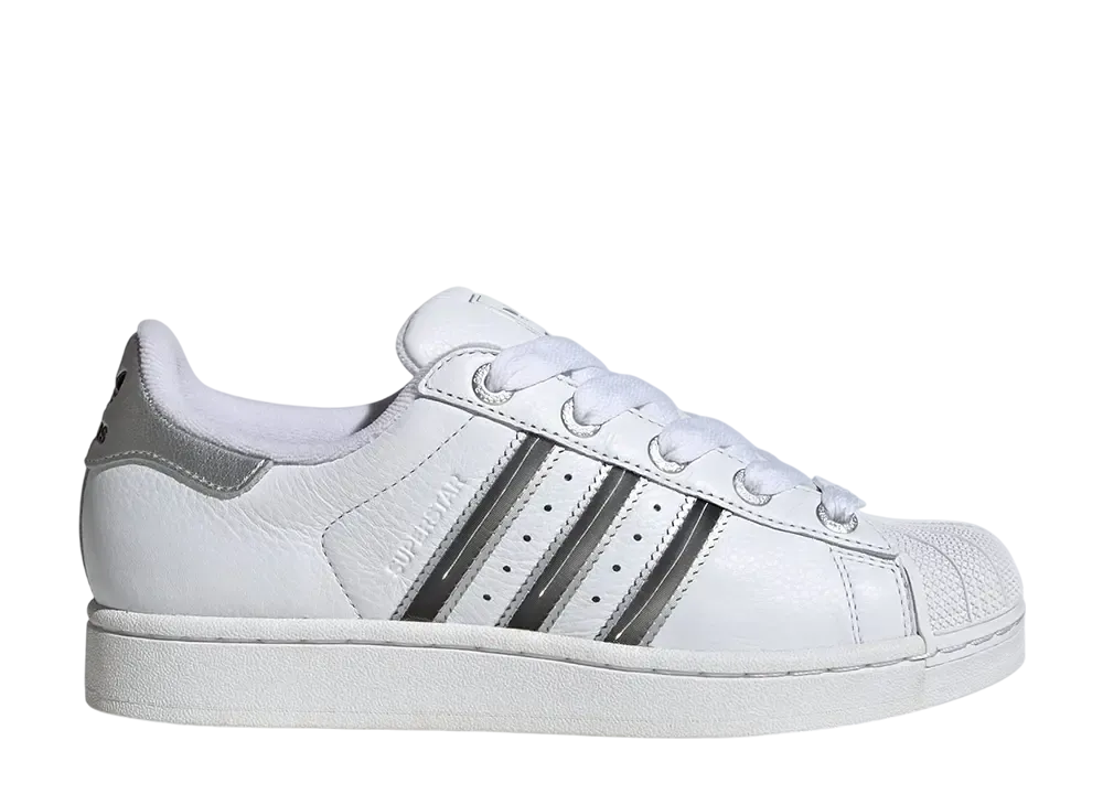 adidas Women's Superstar 2 "Cloud White/Matte Silver/Core Black"