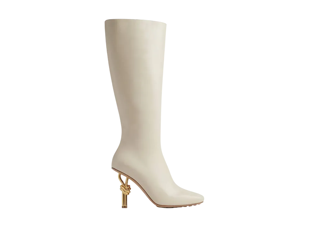 ボッテガヴェネタ ウィメンズ ノット ブーツ "シーソルト"