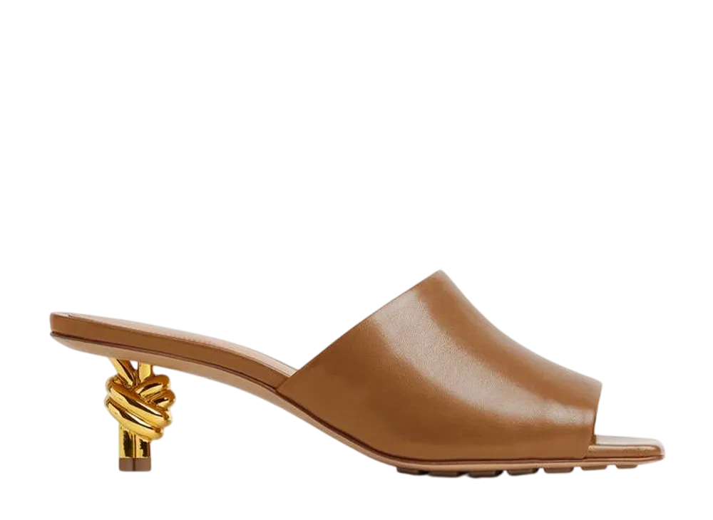 ボッテガヴェネタ ウィメンズ ノット ミュール "ウッド"