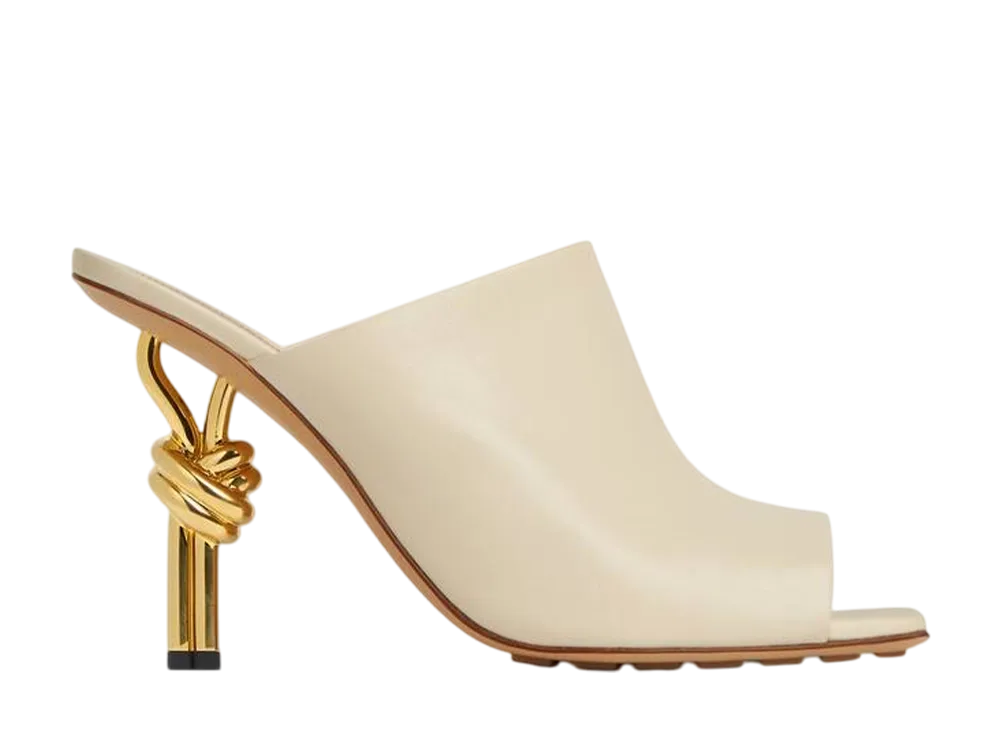 ボッテガヴェネタ ウィメンズ ノット ミュール "シーソルト"