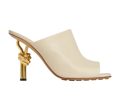 Bottega Veneta Women's Knot Mule "Sea Salt"