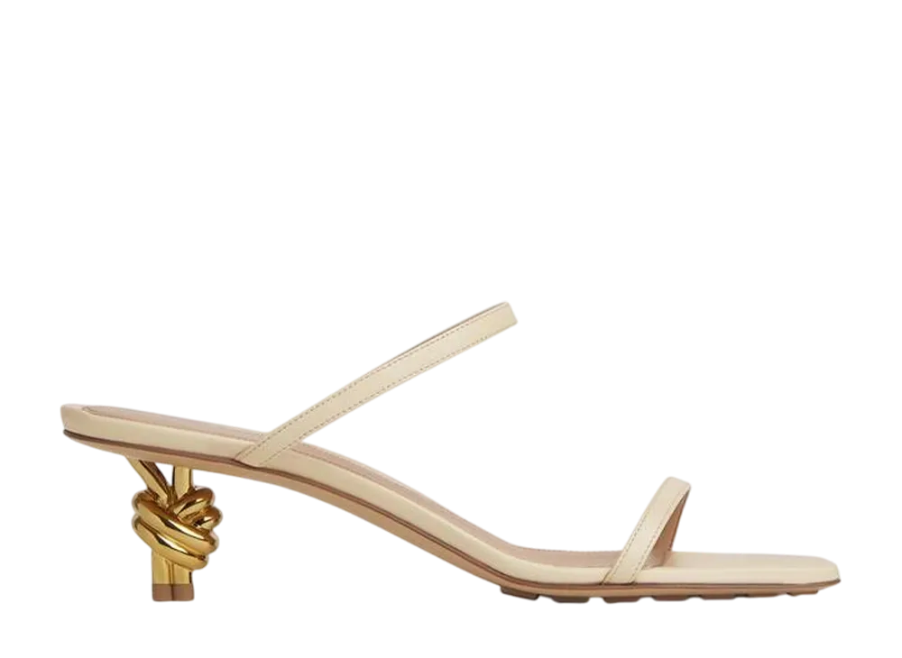 ボッテガヴェネタ ウィメンズ ノット ミュール "シーソルト"