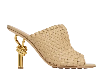 Bottega Veneta Women's Knot Mule "Cane Sugar"