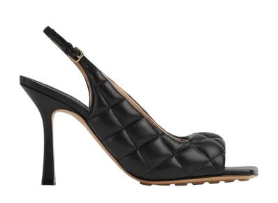 Bottega Veneta Women's Padded Slingback Sandal "Black"