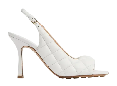 Bottega Veneta Women's Padded Slingback Sandal "Optic White"