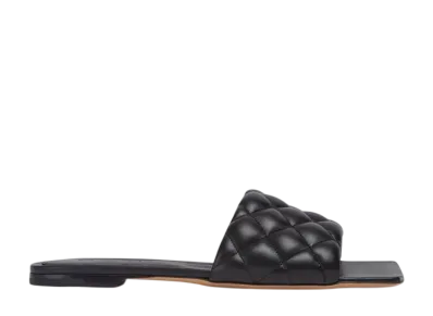 Bottega Veneta Women's Padded Flat Sandal "Nero"