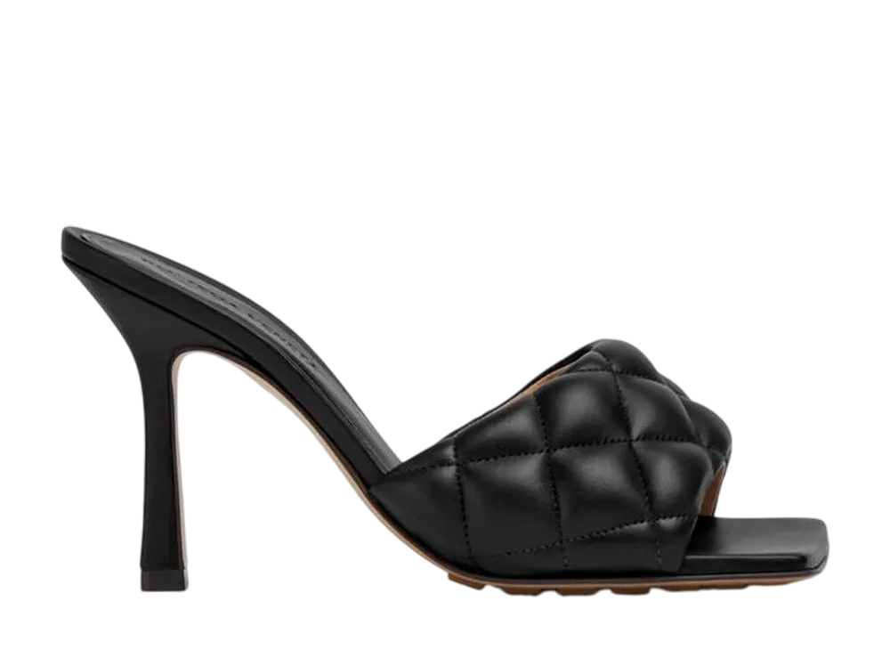 ボッテガヴェネタ ウィメンズ パデッド ミュール "ブラック"